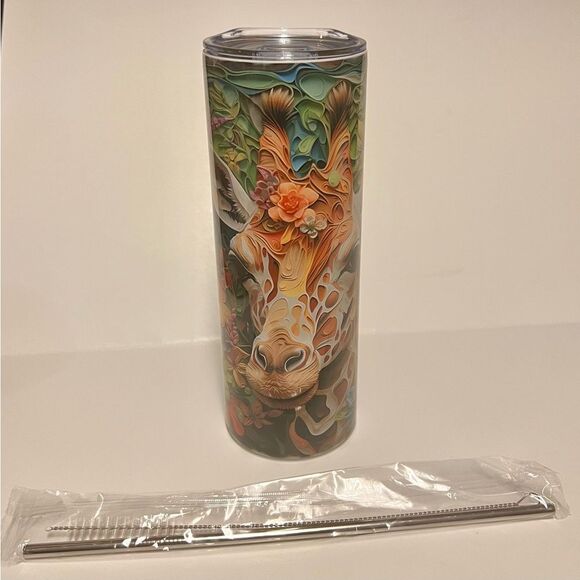 Giraffe Stainless Steel Tumbler - Picture 1 of 3
